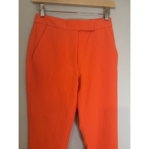 NWT Generation Love Lucca Crepe Pants Papaya Orange Flare Size 00 $248 [jb] - Picture 6 of 8